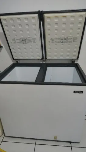 Freezer horizontal Esmaltec 2 portas 303L