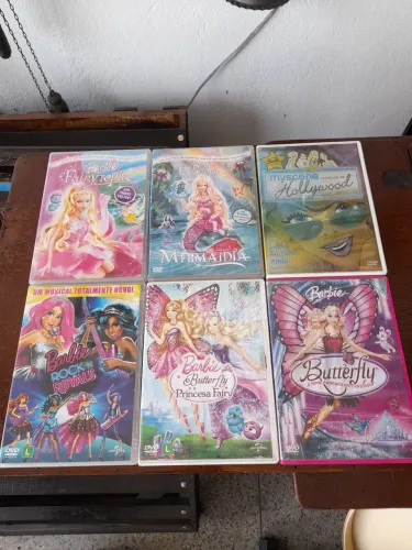 Dvds lote Barbie 6 títulos