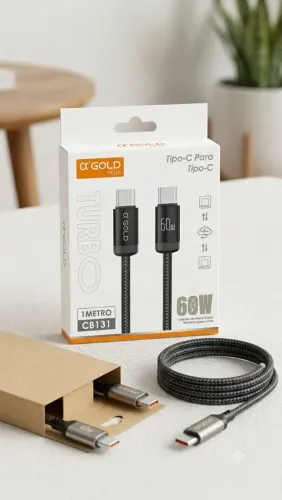 Cabo USB para Tipo-C (6A) Plus