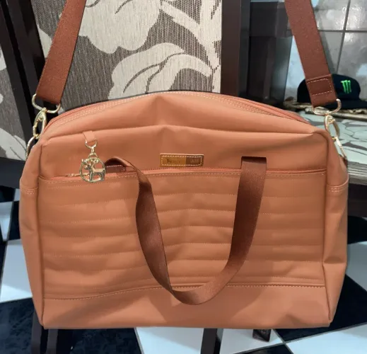 Bolsa maternidade marrom Alce