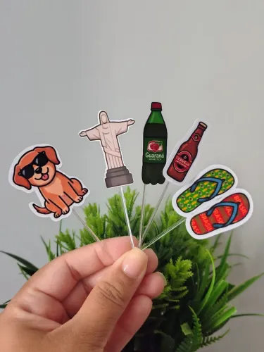 Topper para Docinho Brasilidades