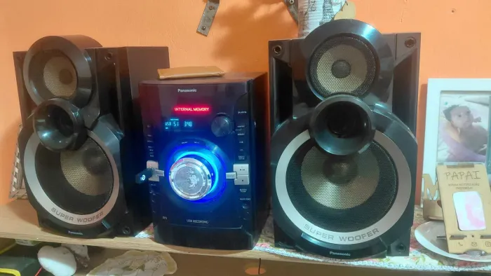 Mini system panasonic akx54 650w rms