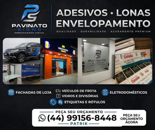 Envelopamento Profissional e Comunicação Visual