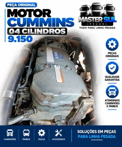 Motor Cummins 4 Cilindros Original Para Caminhão Vw 9.150