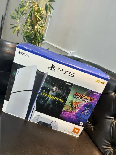 Ps5 Slim MÍDIA FÍSICA, na CAIXA, IMPECÁVEL