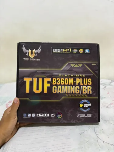 Placa Mãe ASUS TUF Gaming B360 Plus + i5 9400 (Vídeo Integrado)