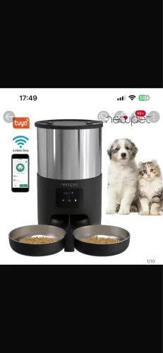 Comedouro Automático Ração Gatos E Cães Velds com App e Programação de Horários