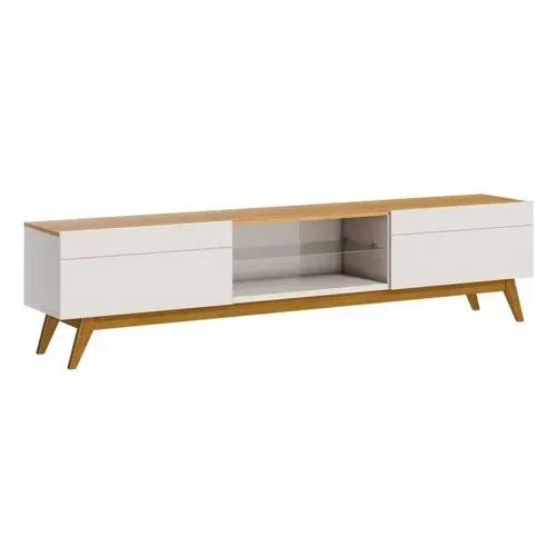 Rack para TV - Madeira + Off White da Imcal Móveis