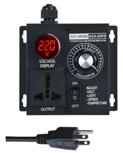 Controlador portátil compacto 4.000 W com pre regulador novo lacrado