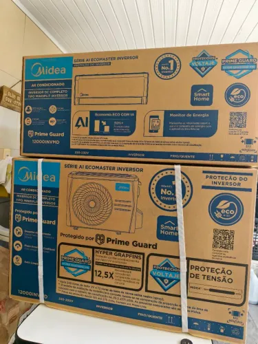 Ar condicionado Midea 12000 BTUs inverter com IA