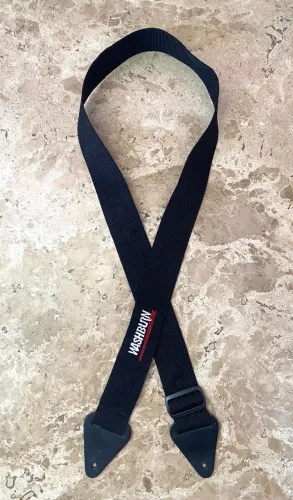 Correia Washburn Alça Preta Guitarra Violão Baixo Viola