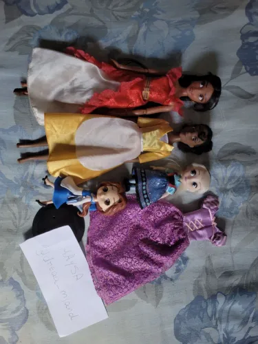 Lote disney elena de avalor tiana elsa bela rapunzel 