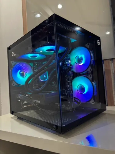 PC Gamer Ryzen 5 5500x3D + RTX 5060Ti + 32Gb novo sem uso