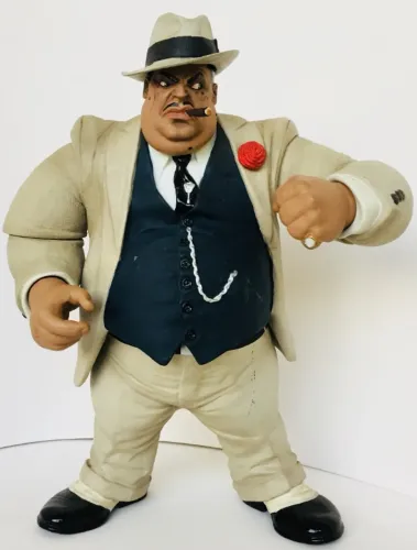 Boneco mafioso rico em detalhes