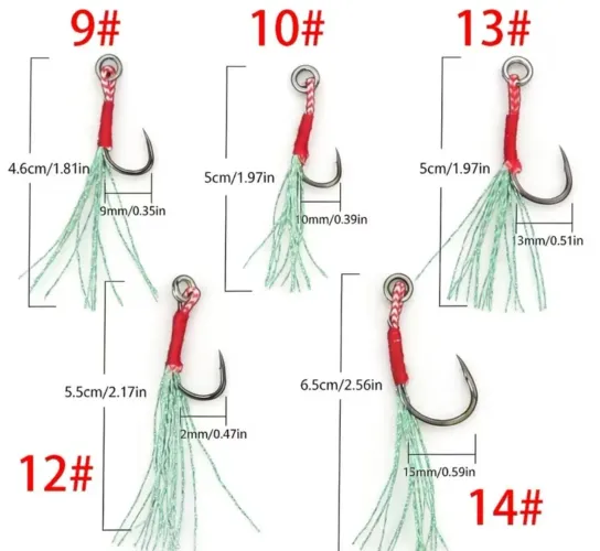 Anzol auxiliar/Assist hook/suporte hook
