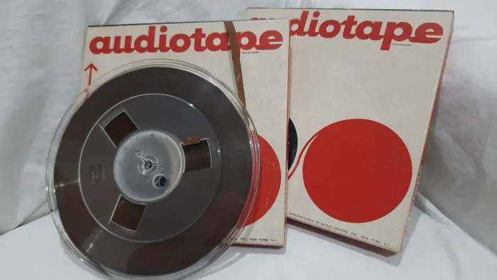 fita magnética de rolo pra áudio