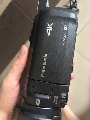 Filmadora Panasonic HC-VX870 4K + Bolsa | Pouquíssimo Uso