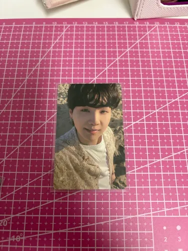 BTS SUGA PHOTOCARD BUTTER (PEACHES) OFICIAL