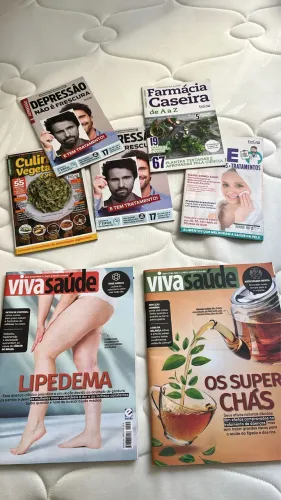 Kit Mente Ativa: 10 Revistas de Passatempo (Novas) + 1 Revista Viva Saúde