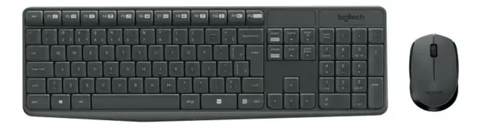 Kit Teclado E Mouse Sem Fio Logitech Mk235 Preto Abnt2