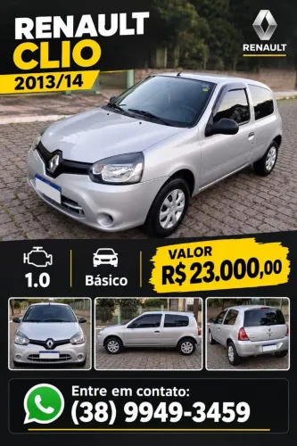 Renault Clio Authentique 1.0/1.0 Hi-power 16V 3P 2014