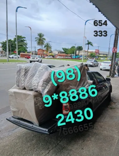 FRETE e transporte de eletrodomésticos móveis moto e outros!