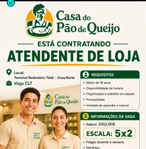 Vaga de emprego 