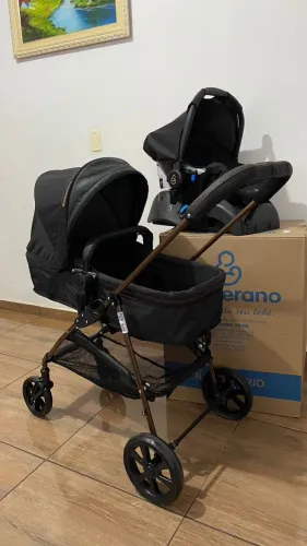 Carrinho de bebe Moisés Galzerano