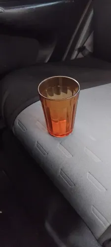 Antigo copo de vidro estilo duralex