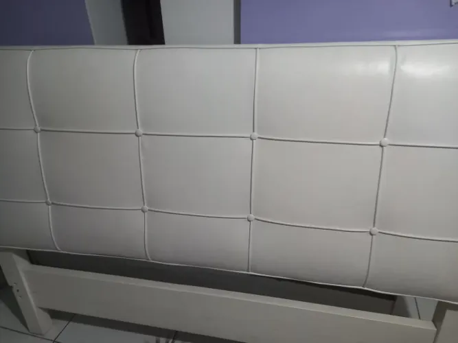 Cama casal com cabeceira