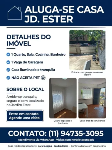 Casinha linda Jardim Esther