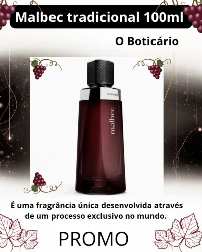 Malbec tradicional masculino- O Boticario,100ml