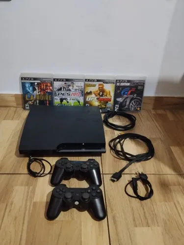 Playstation 3 Slim (PS3 Completo) - Leia a descrição