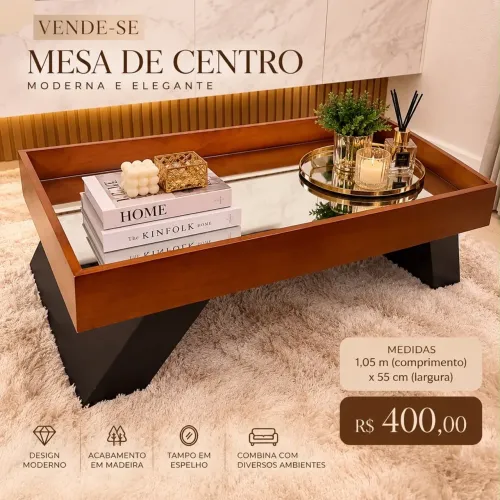 ? MESA DE CENTRO - R$ 400,00 ?