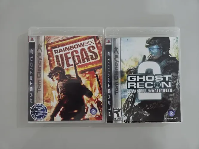 Coleção Tom Clancy PS3 Rainbow Six Vegas + Ghost Recon GRAW 2