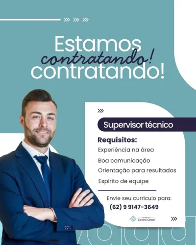 Vaga de emprego de Supervisor Técnico 