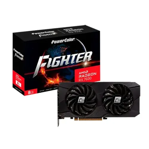 Placa de Video | Powercolor | AMD Radeon RX 7600 | 8GB | GDDR6 | Ray Tracing - Loja FH