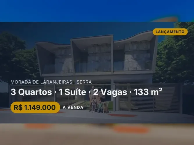 Venha Conhecer sua Nova Casa em Morada de Laranjeiras Pronta para Morar!