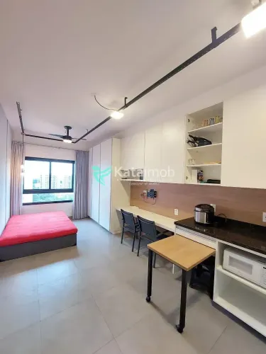 Studio mobiliado para locação com 28m2, ao lado da estação de metrô São Judas, Mirandópoli