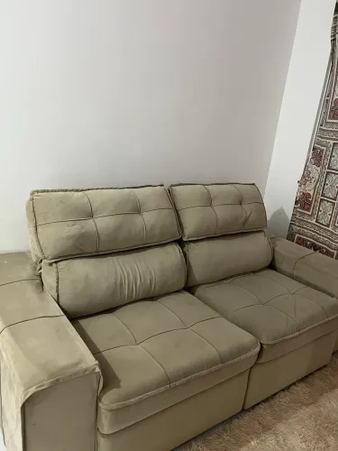 Sofá retrátil reclinável