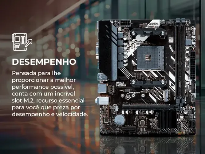 placa mae b450m
