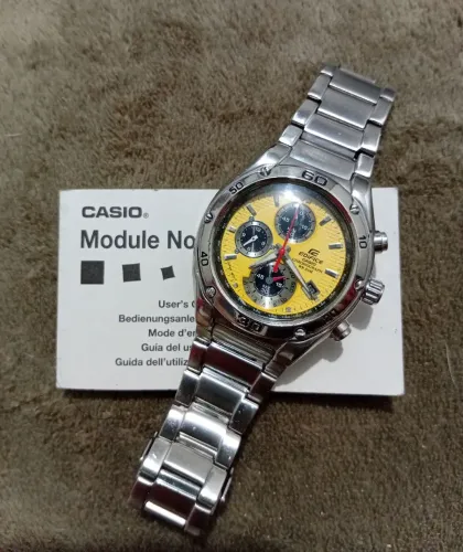 Relógio Casio Edifice Mod.517 Cronógrafo Raro 