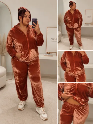 Conjunto Plus Size Aura Velvet em Veludo | 46 ao 50