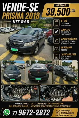 Chevrolet Prisma Sed. Joy/ LS 1.0 8V Flexpower 4P 2018