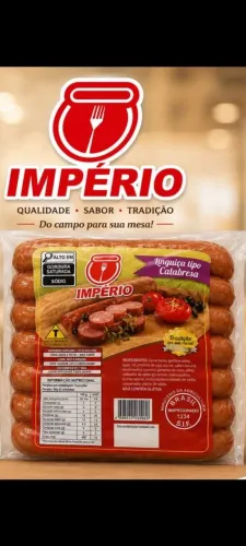 LINGUIÇA TIPO CALABRESA IMPÉRIO - QUALIDADE DIRETO PARA SUA MESA!