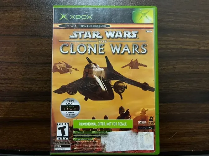 Star Wars the Clone Wars & Tetris World - Xbox Clássico