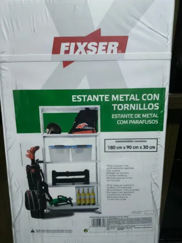 Estante Metálica Fixser Bricol 30 - 5 Prateleiras - Nova e Lacrada