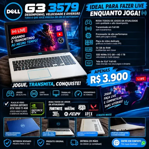 Notebook Gamer Dell