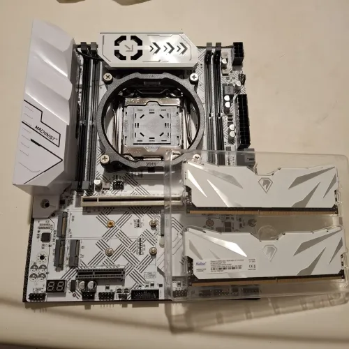 Placa mãe Machinist X99 U9 branca Nova