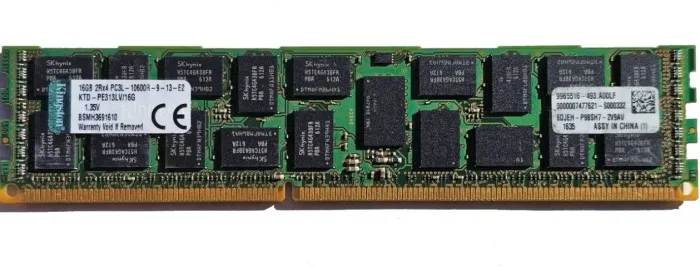 Memória DDR3 ECC 10600R PC3L 16gb (servidor)